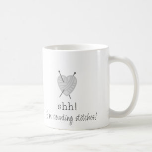 Mug Tricot Shh ! Je compte des points de suture amusan