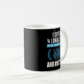 Mug Tricot Tricot Sarcastique Dire Funny Knitter (Devant droit)