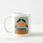 Mug Tricot vintage Retro Girl (Gauche)