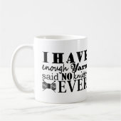 Mug Tricotage • Pas assez de fil ouvre 2017 (Gauche)