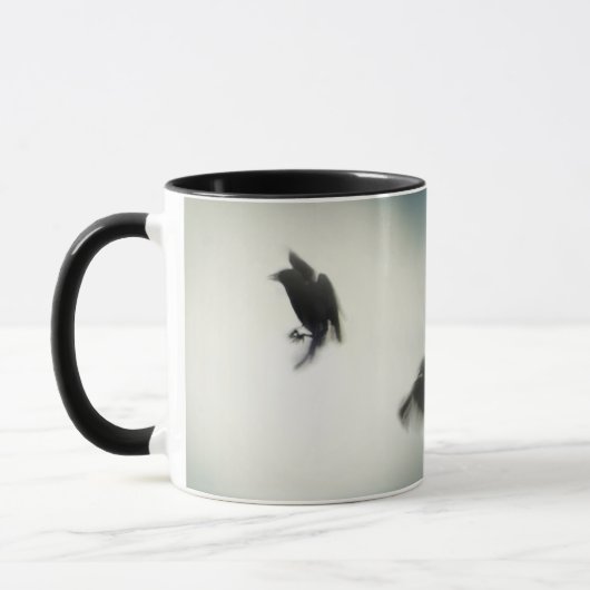 Mug Tricoter des corbeaux (Gauche)