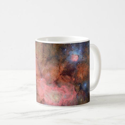 Mug Trifid and Lagoon Nebulae (Devant droit)