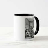 Mug Trim corporel lisant un sermon (Devant droit)