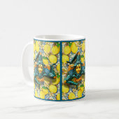 Mug Trinacria Sicile Italie Fierté Carreaux de citron (Devant gauche)