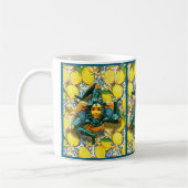 Mug Trinacria Sicile Italie Fierté Carreaux de citron (Gauche)