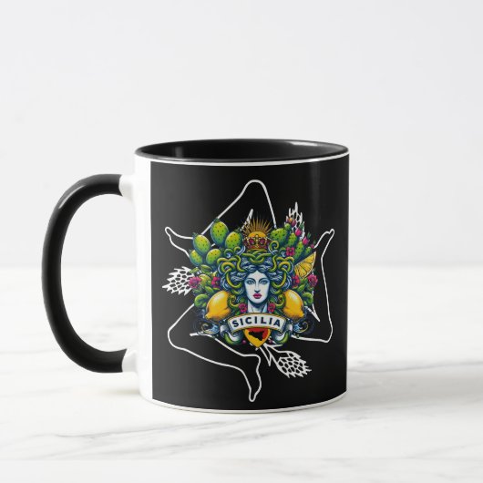 Mug Trinacria sicilienne (Gauche)