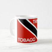 Mug trinidad tobago pays drapeau nom du texte (Devant gauche)