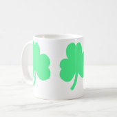 Mug Trinité des trois trèfles verts (Devant gauche)