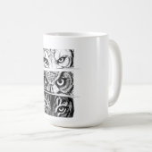 Mug Trinité Loup Aigle Tigre (Devant droit)