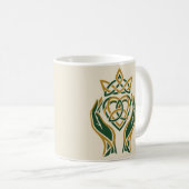 Mug Trinity Heart Claddagh (Devant droit)
