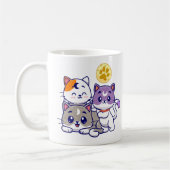 Mug Trio adorable - Trois chats mignons (Gauche)