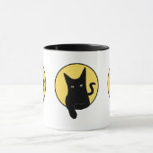 Mug Trio au Clair de Lune – Chat Noir (Centre)