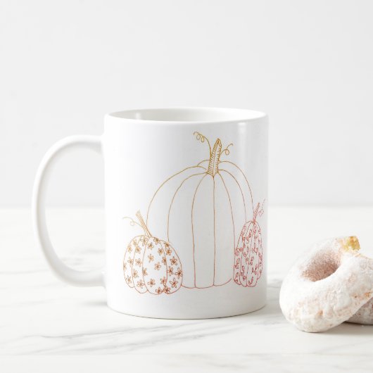 Mug - Trio Citrouille (Avec donut)
