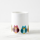 Mug Trio coloré de hibou (Centre)