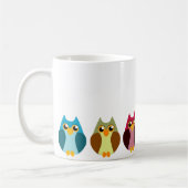Mug Trio coloré de hibou (Gauche)