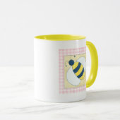 Mug Trio d'abeilles aux fleurs (Devant droit)