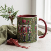 Mug Trio de casse-noisettes de Noël en patchwork fanta