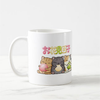 Mug Trio de chats de mignet Hanami Dango