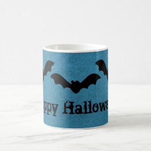 Mug Trio de chauves-souris Halloween Mug, Bleu foncé
