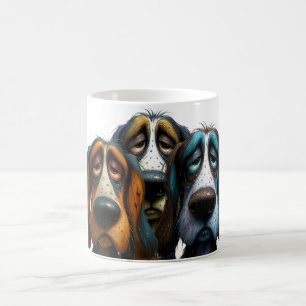 Mug Trio de chiens grincheux au charme comique
