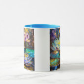 Mug Trio de fleurs de lotus lumineuses (Centre)