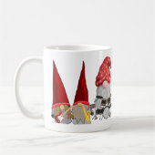 Mug Trio de groupe de gnomes sur un  (Gauche)