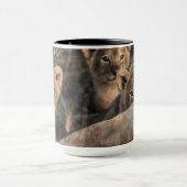 Mug Trio de lionceaux avec leur mère (Centre)