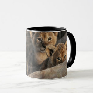 Mug Trio de lionceaux avec leur mère