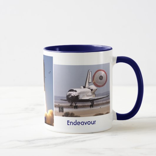 Mug Trio de navette spatiale/découverte - l'Atlantide (Droite)
