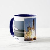 Mug Trio de navette spatiale/découverte - l'Atlantide (Devant gauche)
