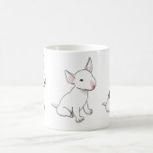 Mug - trio de pups de taureau blanc (Centre)