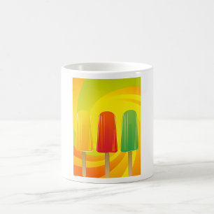 Mug Trio de sucettes glacées d'été Popsicles lumineuse