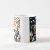 Mug Trio du Jazz Age du Milieu du Siècle Moderne (Centre)