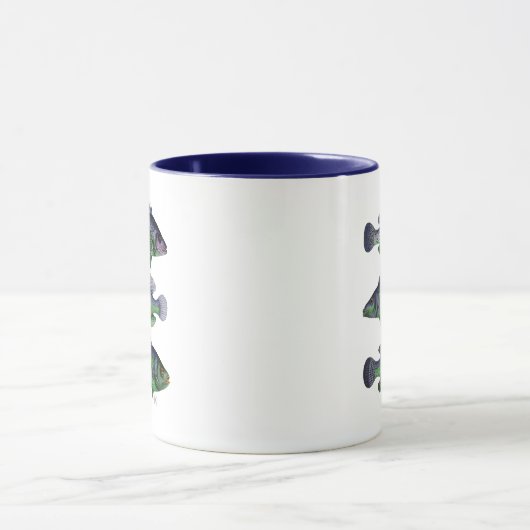 Mug Trio poisson bleu et vert (Centre)