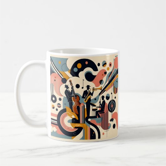 Mug Trio Psychedelique de l'Ère du Jazz du Milieu du S (Gauche)