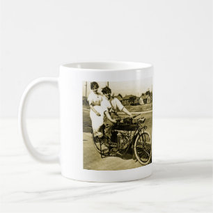 Mug Triomphe de l'amour Rencontre sur une moto Vintage