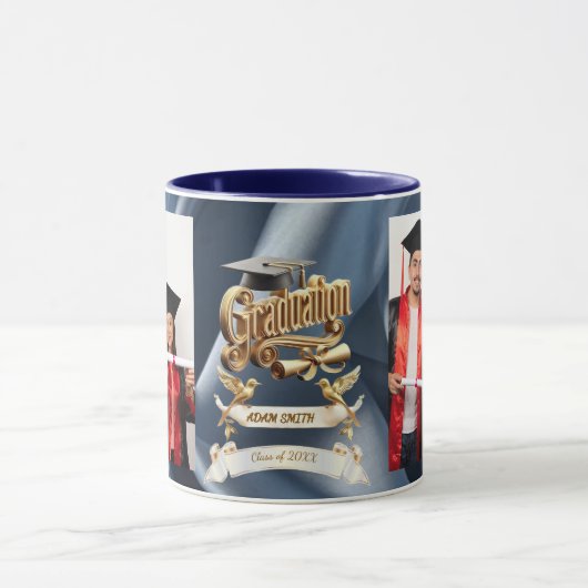 Mug "Triomphe Royal : Édition Elite Or & Marine 2026" (Centre)