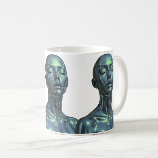 Mug Triple Android Reflection (Devant droit)