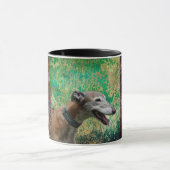 Mug Triple chien de la Musique Greyhound (Centre)