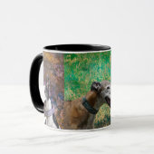 Mug Triple chien de la Musique Greyhound (Devant gauche)