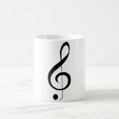 Mug Triple Clef Musical Note, (Centre)