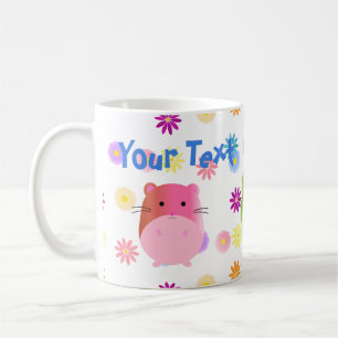 Mug Triple Cute Kawaii Hamsters personnalisé