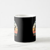 Mug Triple Menace - Coucher de soleil de triathlon (Centre)