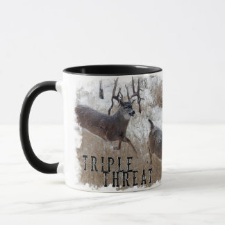 Mug Triple menace de boue de cerf blanc