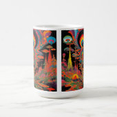 Mug Trippy Vintage 1960s Psychedelic Retro Artwork (Centre)