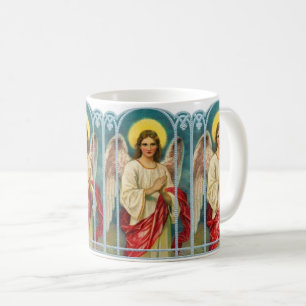 Mug Triptyque de l'ange au ruban rose