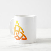 Mug Triquetra/noeud celtique de trinité (Devant gauche)