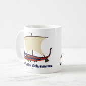 Mug Trireme grecque antique : Faites-le comme Odysseus (Devant gauche)
