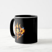 Mug Trishul Om Power Core Spiritual Symbol (Devant gauche)