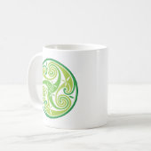 Mug Triskel vert (Devant gauche)